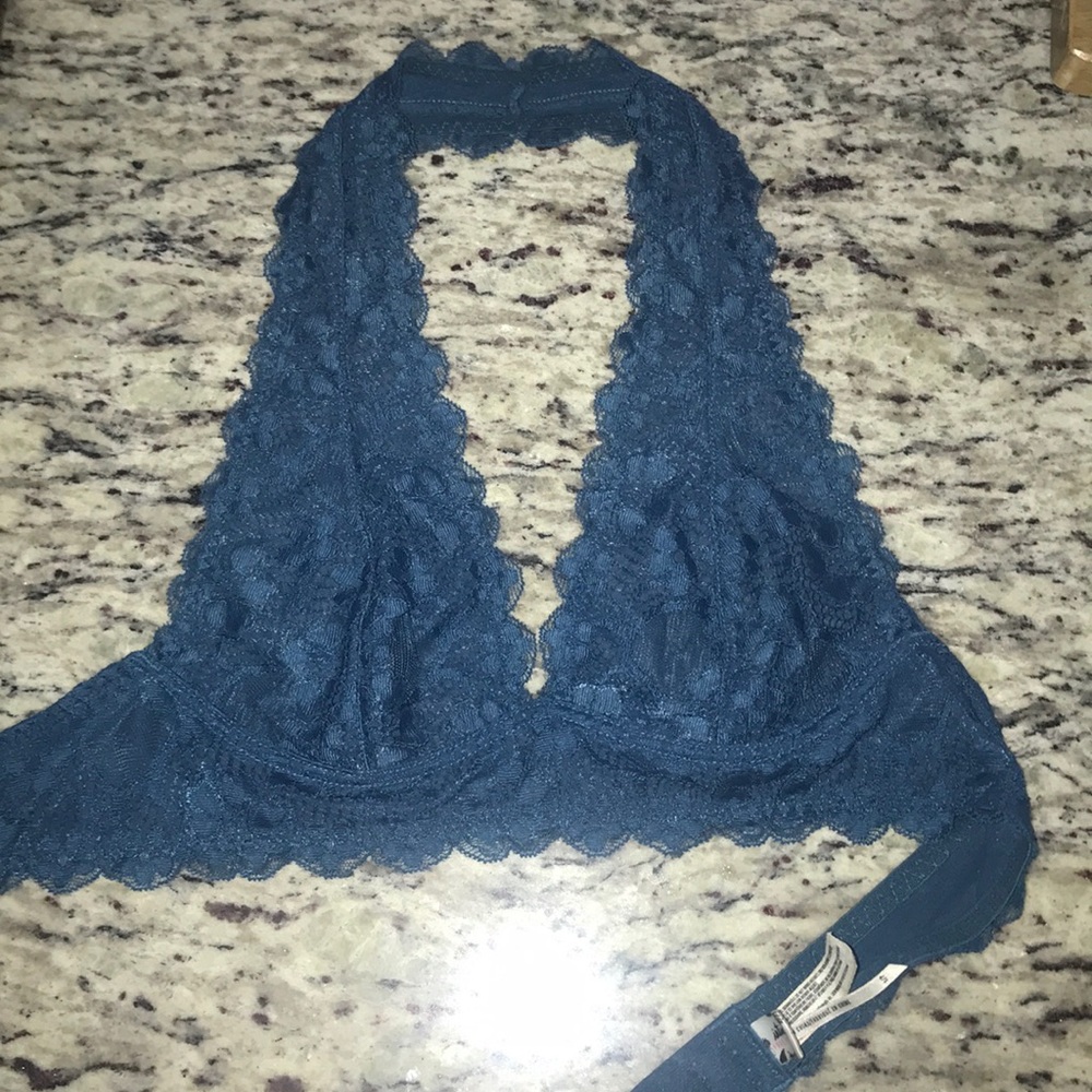 Galloon lace halter free people bralette